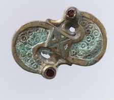 S-Shaped Brooch, Frankish, 6th century. Creator: Unknown