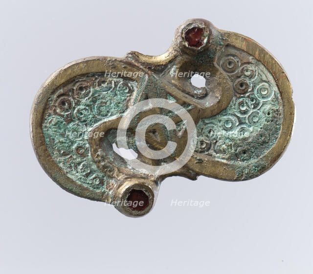 S-Shaped Brooch, Frankish, 6th century. Creator: Unknown.