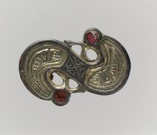 S-Shaped Brooch, Frankish, 6th century. Creator: Unknown