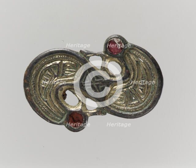 S-Shaped Brooch, Frankish, 6th century. Creator: Unknown.
