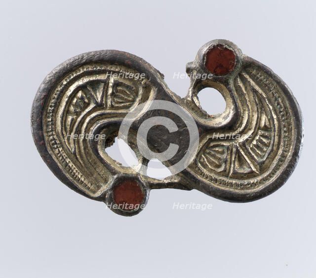S-Shaped Brooch, Frankish, 6th century. Creator: Unknown.