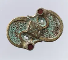S-Shaped Brooch, Frankish, 6th century. Creator: Unknown