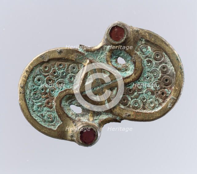 S-Shaped Brooch, Frankish, 6th century. Creator: Unknown.
