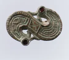 S-Shaped Brooch, Frankish, 7th century. Creator: Unknown