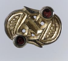 S-Shaped Brooch, Frankish, mid-6th century. Creator: Unknown