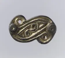 S-Shaped Brooch, Frankish, first half 6th century. Creator: Unknown