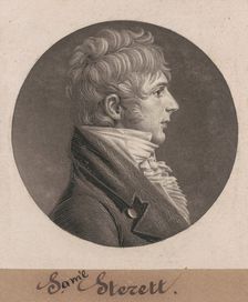 S. Sterett, 1804. Creator: Charles Balthazar Julien Févret de Saint-Mémin