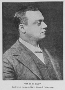 Wm. H.H. Hart; Instructor in Agriculture, Howard University, 1902. Creator: Unknown