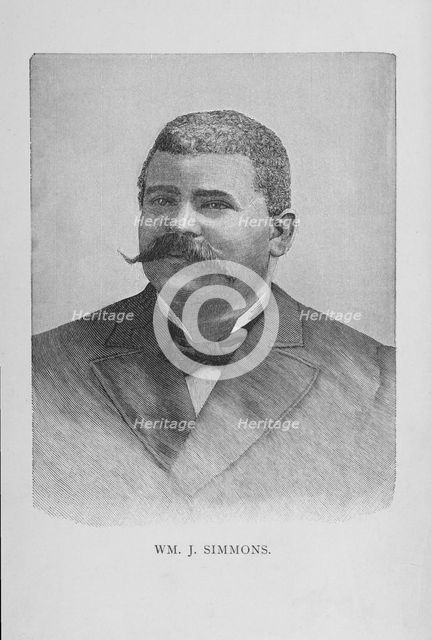 Wm. J. Simmons, 1887. Creator: Unknown.