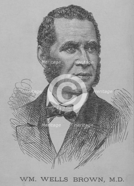 Wm. Wells Brown, M.D. The Colored Historian, 1880. Creator: Nathaniel Orr & Co.
