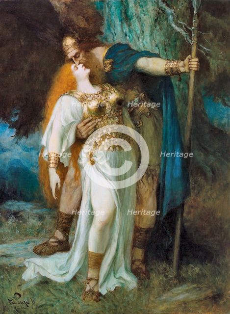 Wotan's farewell to Brunhilde. (Leb wohl, Du kühnes, herrliches Kind!).