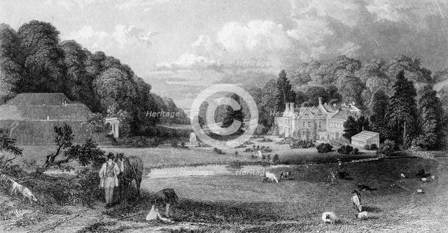 Wotton House, Surrey, 19th century.Artist: MJ Starling