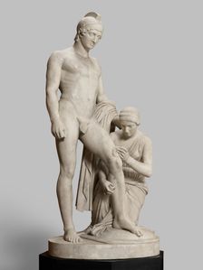 Wounded Warrior, 1860s. Creator: John Gibson