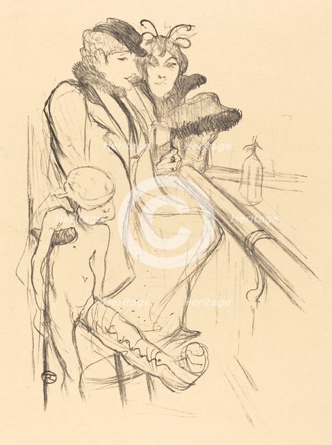 Wounded Eros (Eros vanné), 1894. Creator: Henri de Toulouse-Lautrec.