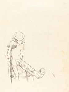 Wounded Eros (Eros vanné), 1894. Creator: Henri de Toulouse-Lautrec