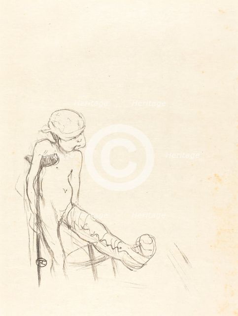 Wounded Eros (Eros vanné), 1894. Creator: Henri de Toulouse-Lautrec.
