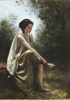 Wounded Eurydice, 1868/70. Creator: Jean-Baptiste-Camille Corot