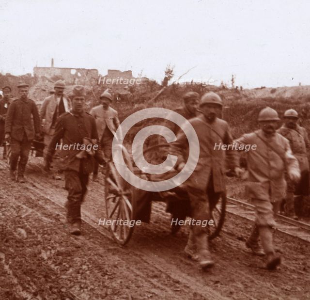 Wounded, Neuville, northern France, c1914-c1918. Artist: Unknown.