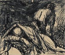 Wounded - Night, 1940-1944. Creator: Ján Novák