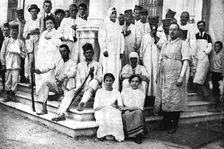 Wounded soldiers being cared for by the Serbian Red Cross, First World War, 1914