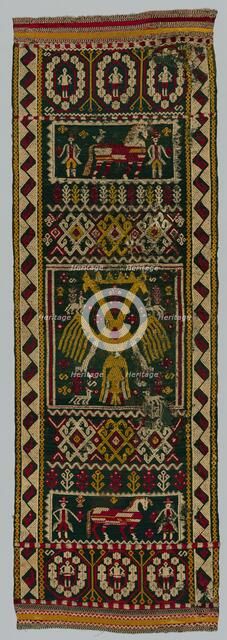 Woven Chest or Bed Cover, 1700s. Creator: Unknown.