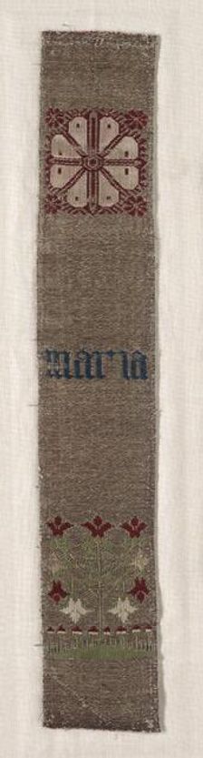 Woven Band, 1300s - 1400s. Creator: Unknown