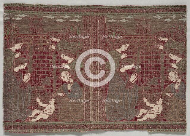 Woven Strip for Ecclesiastical Parameters, early 1500s. Creator: Unknown.