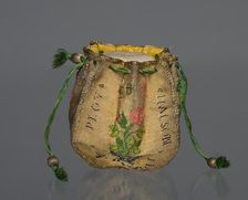 Woven Purse, 1700s. Creator: Unknown