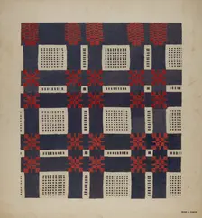 Woven Textile, 1935/1942. Creator: Byron Dingman