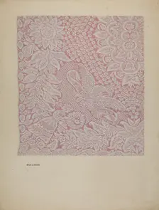 Woven Textile, 1935/1942. Creator: Byron Dingman