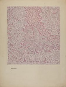 Woven Textile, 1935/1942. Creator: Byron Dingman