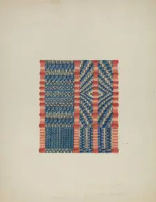 Woven Textile, 1935/1942. Creator: Cornelius Christoffels