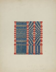 Woven Textile, 1935/1942. Creator: Cornelius Christoffels