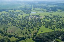Woburn Abbey and its surrounding landscape park, Woburn, Bedfordshire, 2018. Creator: Historic England