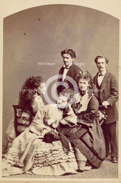 Wohes Family, New York, 1870s. Creator: Jeremiah Gurney.