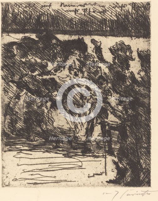 Wohl auf, kameraden, aufs pferd, aufs pferd! Ins feld, in die freiheit gezogen!..., 1923. Creator: Lovis Corinth.