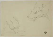 Wolf and Lamb, n.d. Creator: Unknown