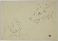 Wolf and Lamb, n.d. Creator: Unknown