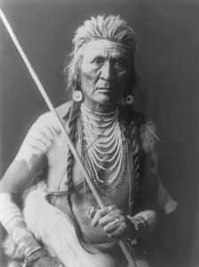 Wolf-Apsaroke, c1908. Creator: Edward Sheriff Curtis