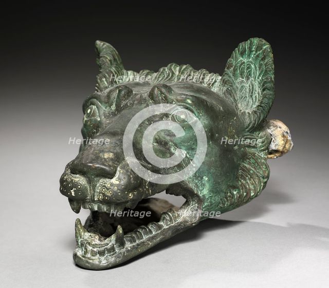 Wolf-Head Barge Fixture, 1-200. Creator: Unknown.