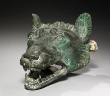 Wolf-Head Barge Fixture, 1-200. Creator: Unknown