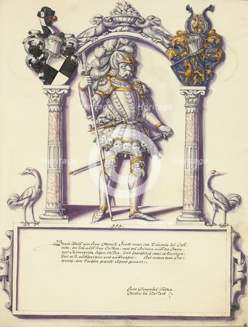 Wolf Hohenzollern; Chronicle of the Hohenzollern Family, about 1572. Creator: Jorg Ziegler.