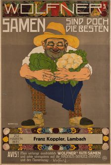 Wolfner's seeds are the best, c1900. Creator: Karpellus, Adolf (1869-1919)