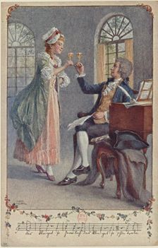 Wolfgang Amadeus and Constanze Mozart
