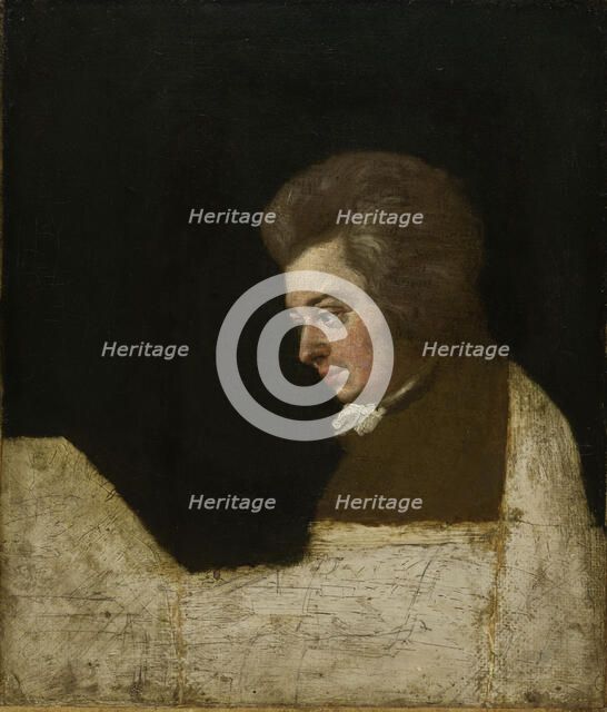 Wolfgang Amadeus Mozart (1756-1791), 1789. Artist: Lange, Josef (1751–1831)