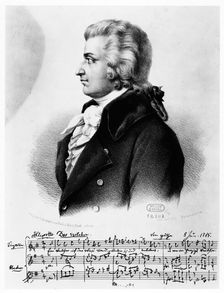 Wolfgang Amadeus Mozart (1756-1791), c1790