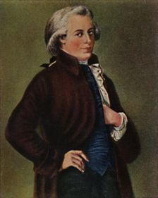 Wolfgang Amadeus Mozart 1756-1791. - Gemälde von Tischbein 1934. Creator: Unknown