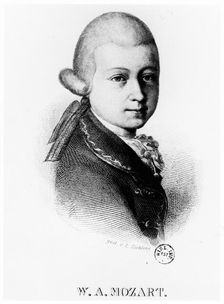 Wolfgang Amadeus Mozart (1756-1791) in 1770