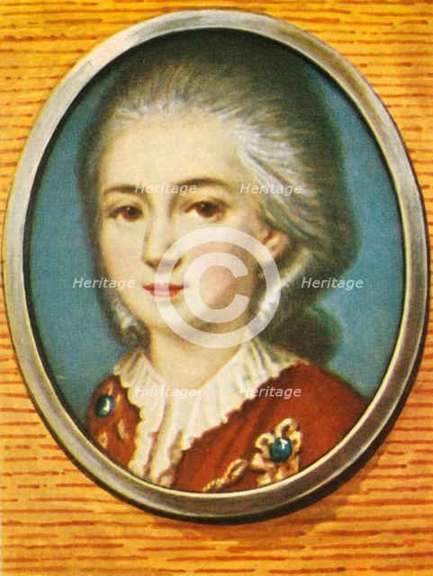 'Wolfgang Amadeus Mozart, (1933).  Creator: Unknown.