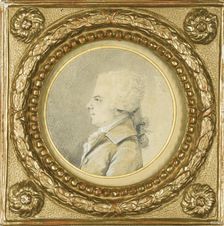Wolfgang Amadeus Mozart. Artist: Saint-Aubin, Augustin, de (1736-1807)